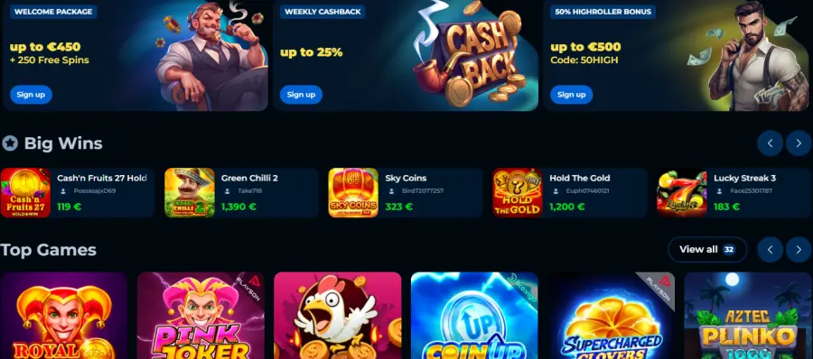 Piperspin casino